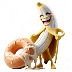 Mr. Banana Meets Ms. Donut