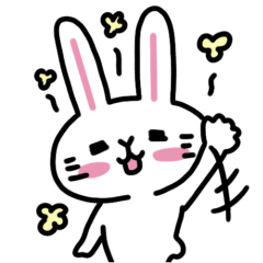 Bunny big sticker 2