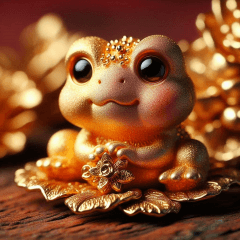 Wealth Guarding Golden Toad