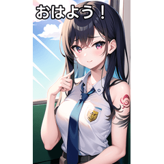 train ride tattoo student