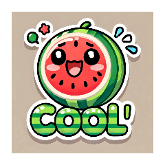 Cute Fruit LINE Sticker Set