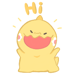 This yellow guy wants you to be happy.