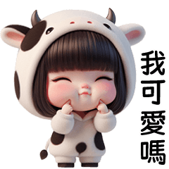 Little Girl Cute cow [TW]