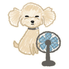 Toy poodle sticker...