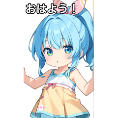 かわいいポニーテール女子