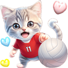 Anime Cat Volleyball