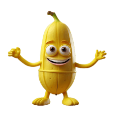 mysterious Banana sticker English