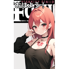 magazine style tattoo girls