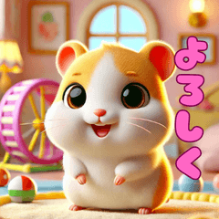 Kehidupan Sehari-hari Hamster Imut