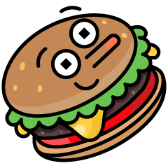 Fast-Food Character Emotions Stickers