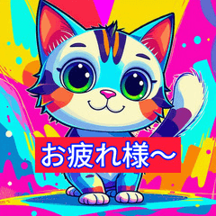 Pop Cat Stickers