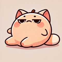 A peach-like cat