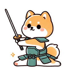 Kansai-ben (Osaka) Shiba Inu Kendo