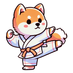 Kansai-ben (Osaka) Shiba Inu Karate