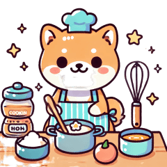 Kansai-ben (Osaka) Shiba Inu Cooking