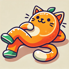 Orange-flavored cat products