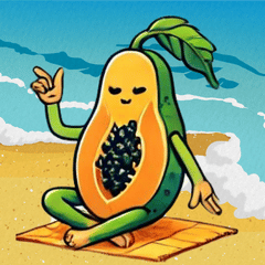 Passionate and Gentle Soul Mr. Papaya