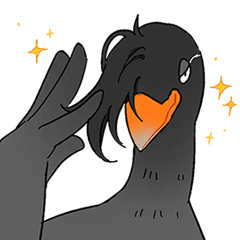 Crested auklet(jpn)