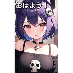 Skull ornaments girls