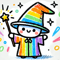 Child-like Wizard Stickers