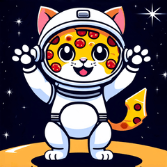 Pizza Cat Astronaut