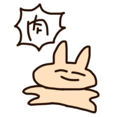 Q10 rabbit sticker