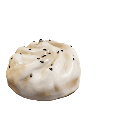 Pan-fried steamed buns