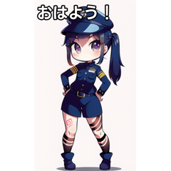 tattooed policewoman