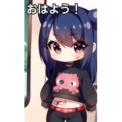 Train riding tattoo girl 3