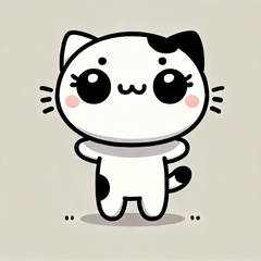 Simple and Cute Cat (Without text)