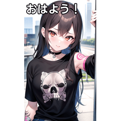 rock girls ride the train