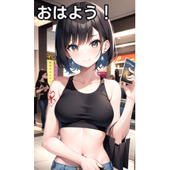 タトゥー女子は買い物をする
