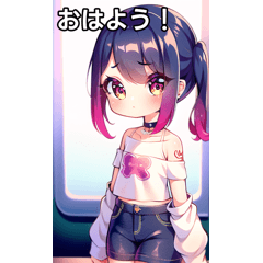電車好きのタトゥー女子