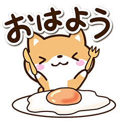 Sticker of Cute Shiba54