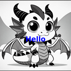 Dragon Greetings Stickers