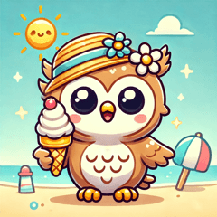 Summer Fun Little Owl