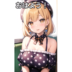 水玉ガールは電車に乗る
