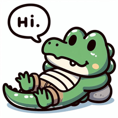 Relaxed Crocodile @SFW