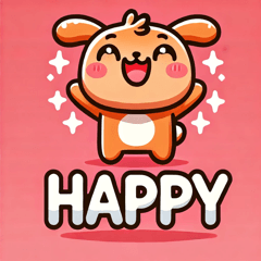 Cute Cute Character Emotion Stickers