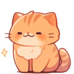 Peppy Orange Cat