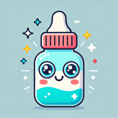 Cute Eye Drop Bottle