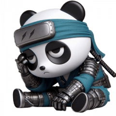 mecha PANDA ninja Emoji