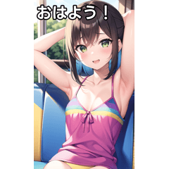 可愛い女子は電車に乗る