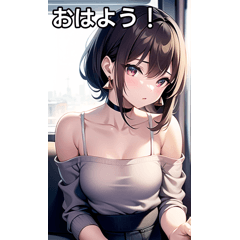 ピアス女子は電車に乗る