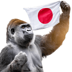 Good luck Japan Gorilla