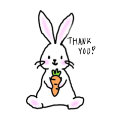 Cute Rabbit Stickers :)