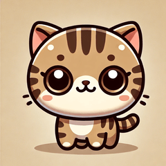 Tabby Cat Mini Stickers