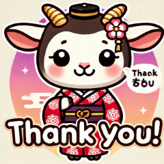 Cute Animals in Kimono LINE Stickers