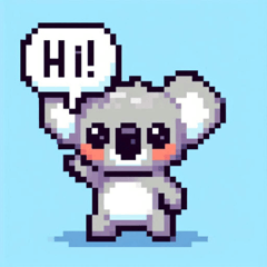 Cute Daily Pixel Koala@SFW