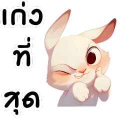 rabbit white.. – LINE stickers | LINE STORE
